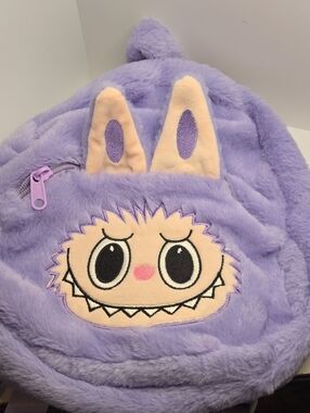 Labubu Plush Lilac The Monsters Mini Backpack